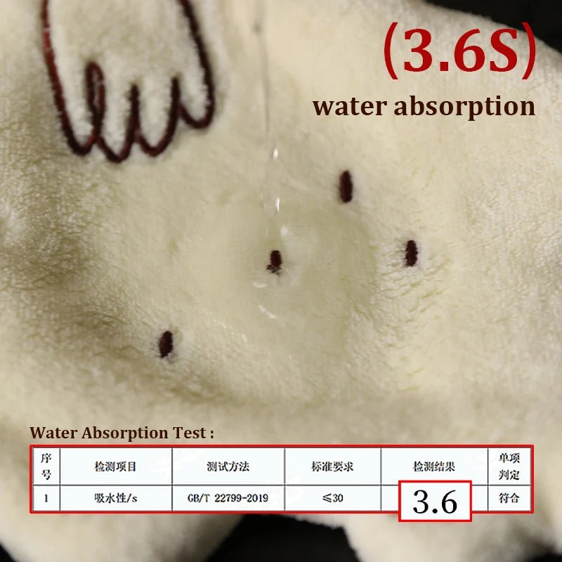 1 pc New Year'S Hand Towels - Cute, Highly Absorbent, Fashionable Kitchen Towels, Bathroom And Home Thick Towels - Beauty