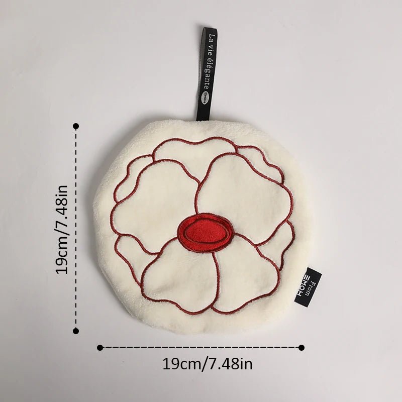 1 pc New Year'S Hand Towels - Cute, Highly Absorbent, Fashionable Kitchen Towels, Bathroom And Home Thick Towels - Beauty