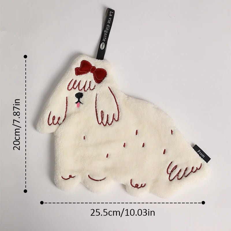 1 pc New Year'S Hand Towels - Cute, Highly Absorbent, Fashionable Kitchen Towels, Bathroom And Home Thick Towels - Beauty