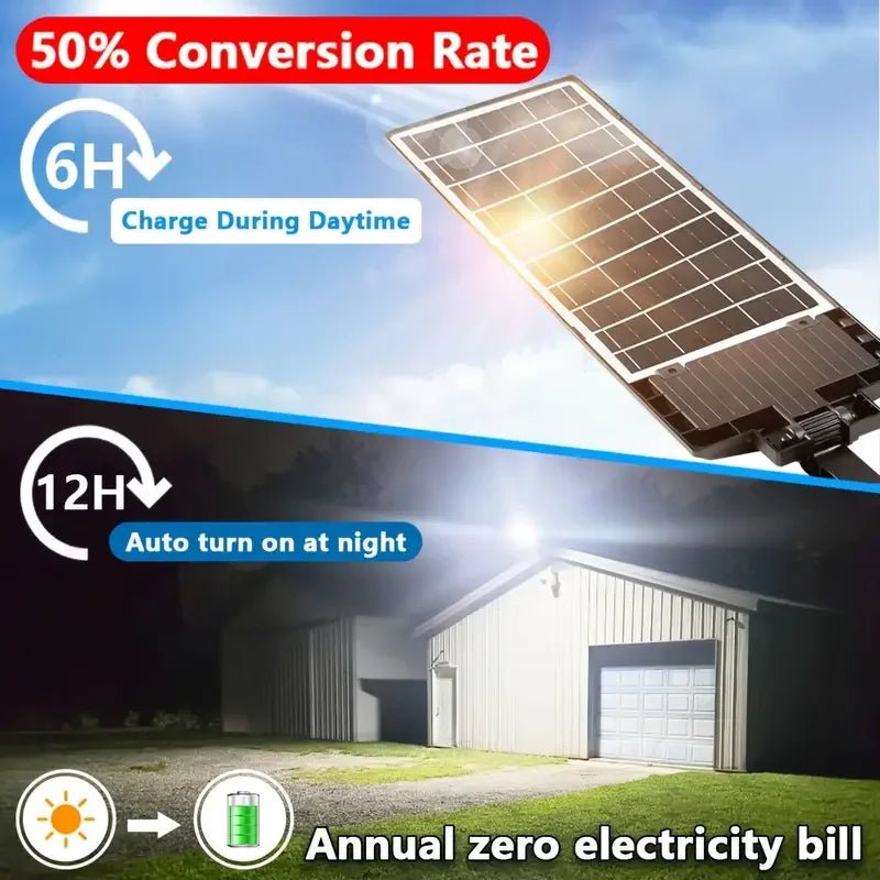 100000LM 8000W/4000W/500W Solar Led Light Outdoor Powerful Outdoor Solar Lamp Motion Sensor Waterproof Solar Street Wall Lamp - Beauty