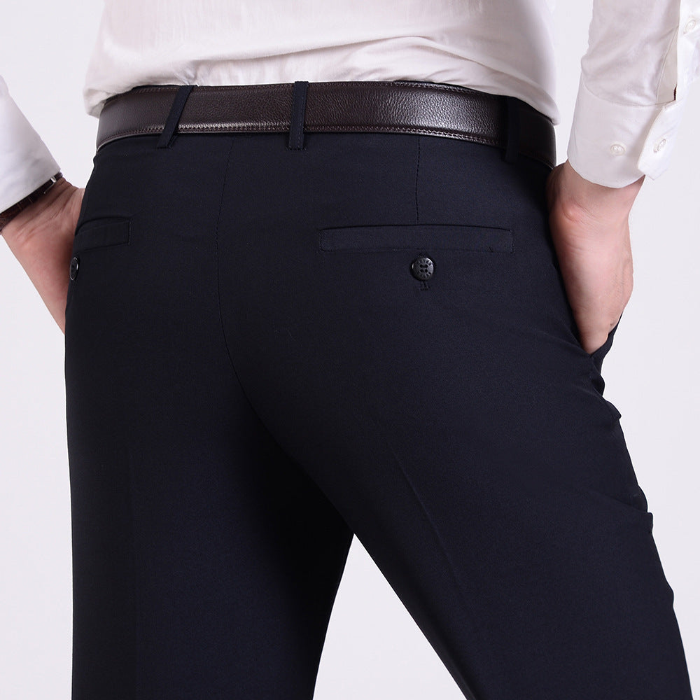 Men’s Business Dress Trousers – Slim & Straight Fit