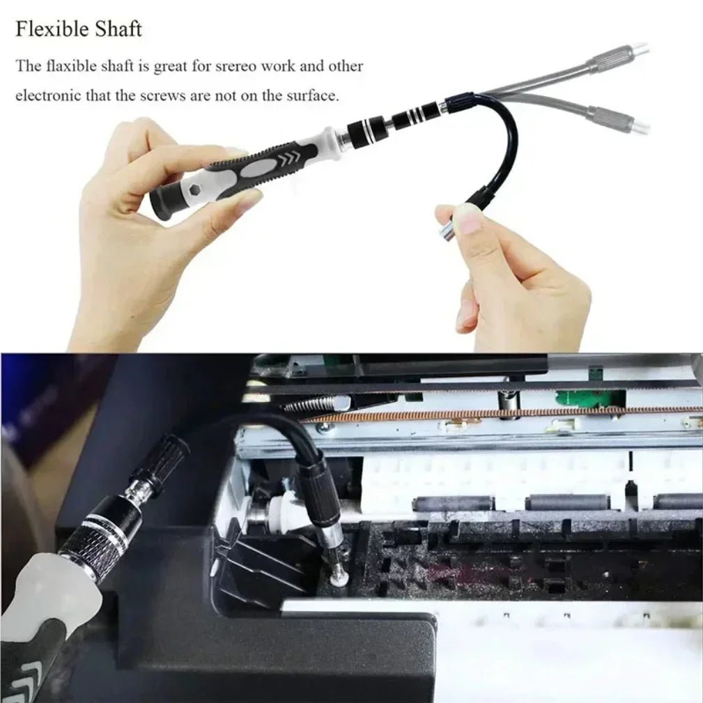 115 - in - 1 Mini Precision Screwdriver Set for Car Computer PC Mobile Phone and Device Repair Insulated Hand Home Tools - Beauty