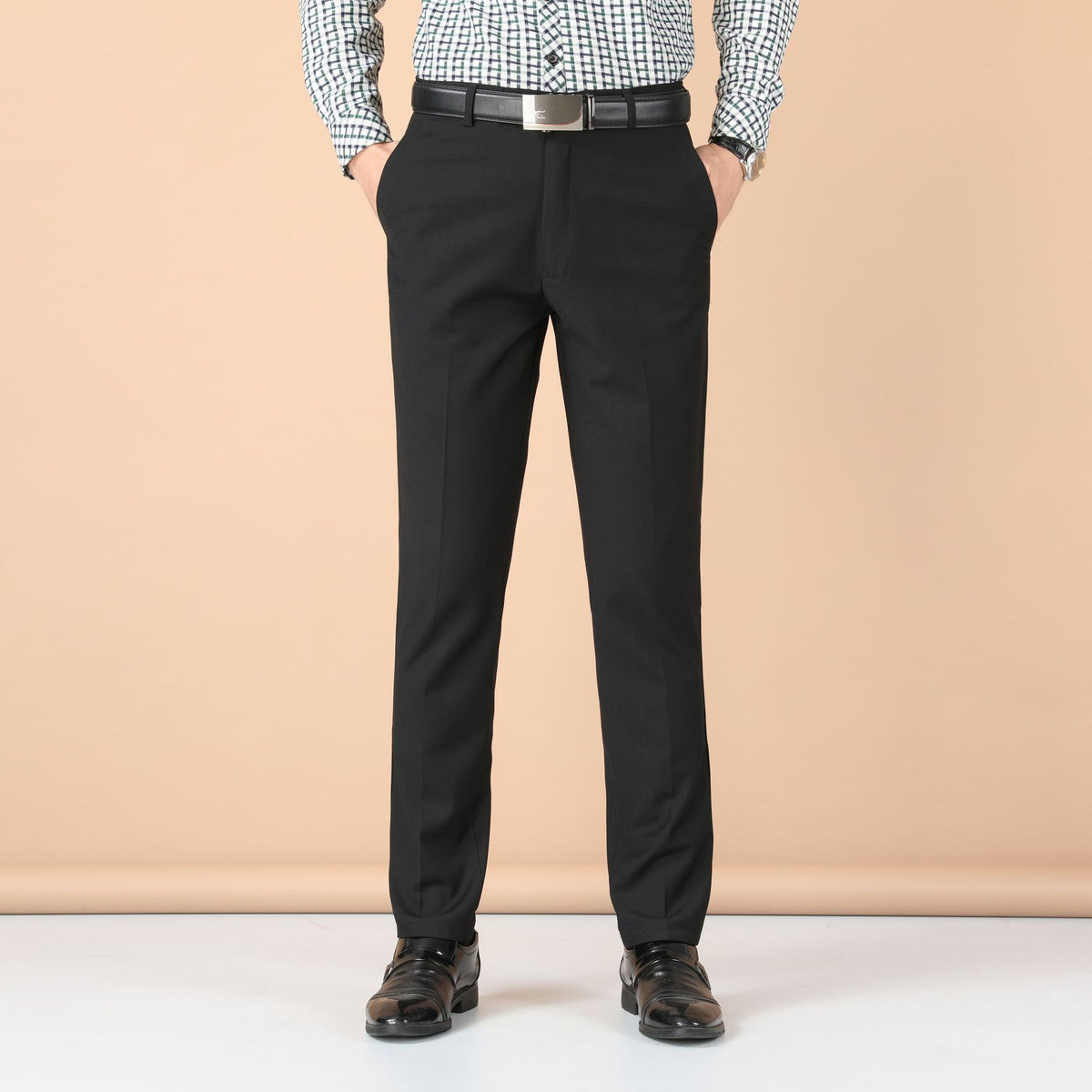 Men’s Business Dress Trousers – Slim & Straight Fit