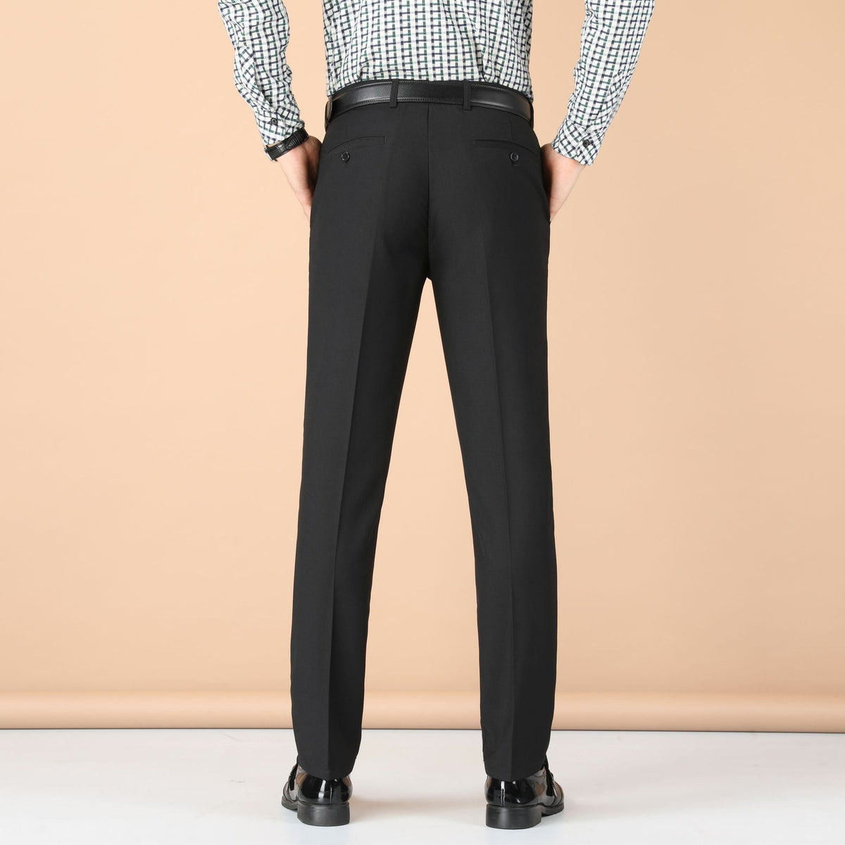 Men’s Business Dress Trousers – Slim & Straight Fit