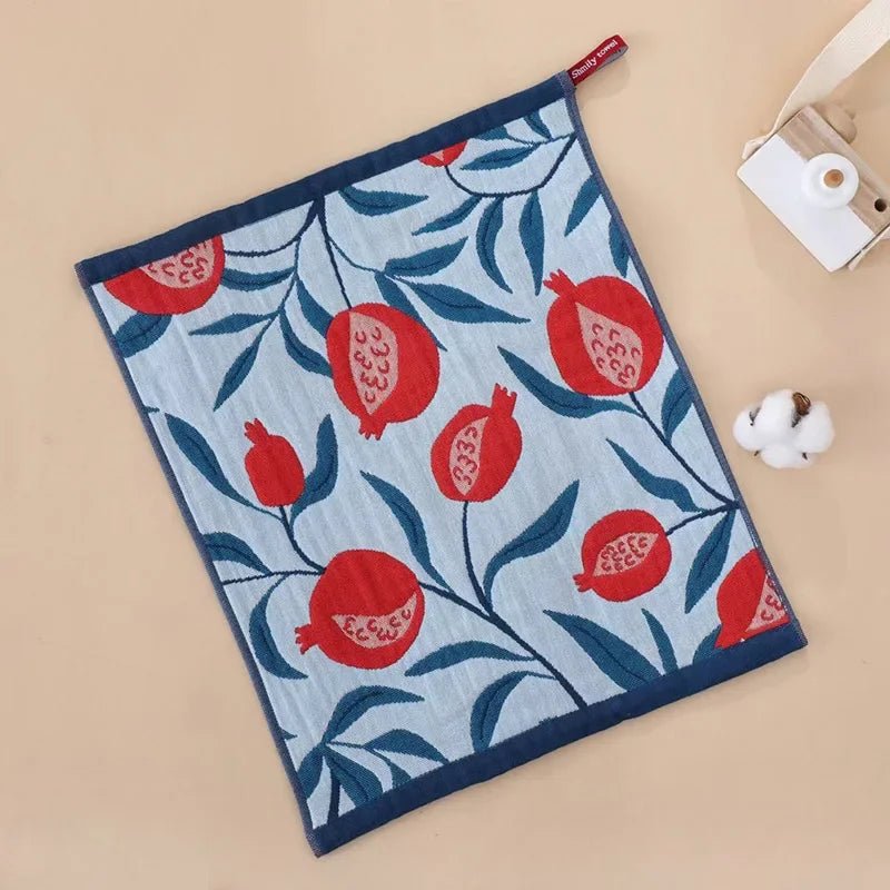 1PC - 34X40cm large kitchen towel, quick - drying four - layer cotton gauze, decorative family dining room tea towel - Beauty