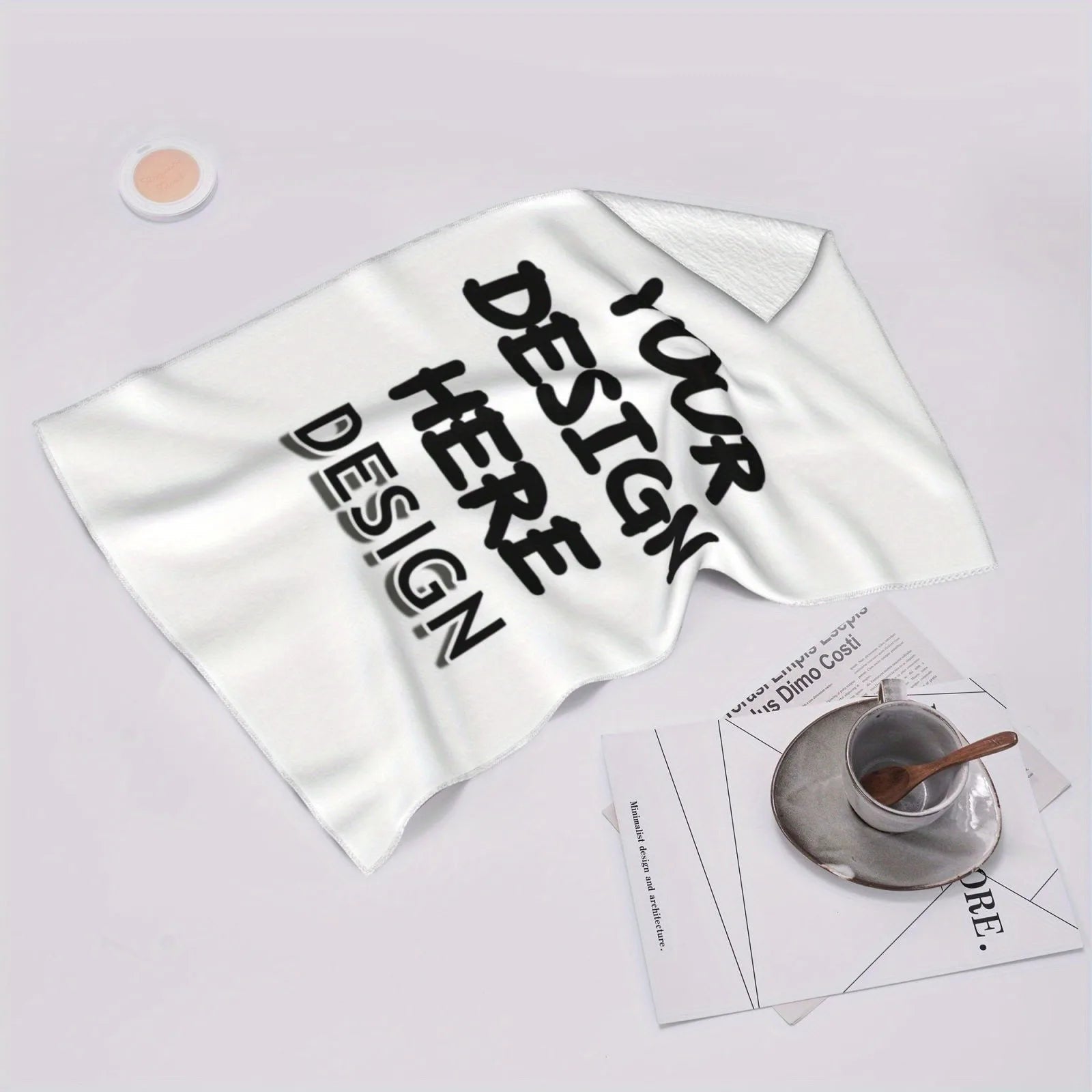 1Pc/2Pc Custom Towels - Woven Polyester Kitchen Towels, Modern Style, Ultra Soft Hand Washable Rectangular Dishcloths, Suitable for Indoor and Outdoor Use - Personalized Towel Set, Suitable for Home Decoration and Party Suppl - Beauty