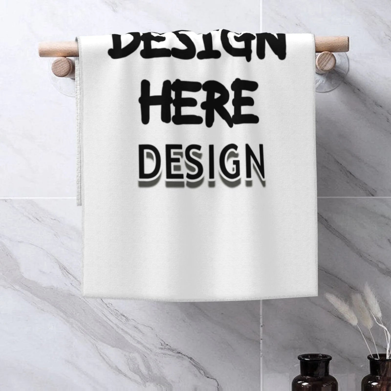 1Pc/2Pc Custom Towels - Woven Polyester Kitchen Towels, Modern Style, Ultra Soft Hand Washable Rectangular Dishcloths, Suitable for Indoor and Outdoor Use - Personalized Towel Set, Suitable for Home Decoration and Party Suppl - Beauty