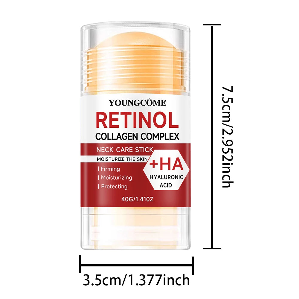 Retinol Face and Neck Treatment Bar with Firming Elasticity Improve Loose Skin Lotion Moisturizes and brightens skin products