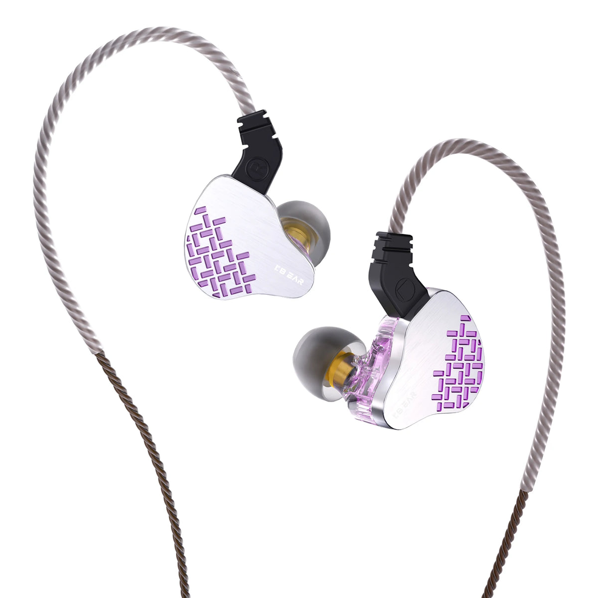KBEAR Rosefinch Dynamic Hifi Wired Headphones Noise Cancelling Earbuds In Ear Monitor 10mm Biological Diaphragm Headset IEMS KZ