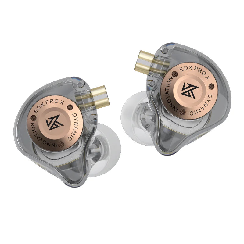 KZ EDX Pro X Single Dynamic Driver In-Ear Monitor Wired Earbuds HiFi Earphone with Detachable Cable