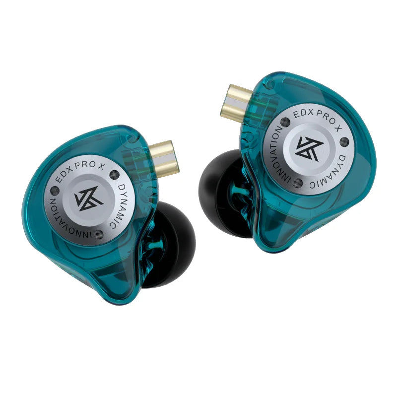 KZ EDX Pro X Single Dynamic Driver In-Ear Monitor Wired Earbuds HiFi Earphone with Detachable Cable