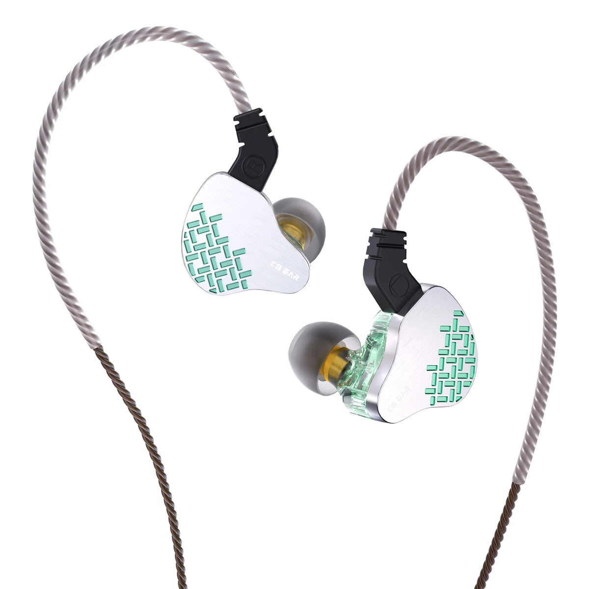 KBEAR Rosefinch Dynamic Hifi Wired Headphones Noise Cancelling Earbuds In Ear Monitor 10mm Biological Diaphragm Headset IEMS KZ