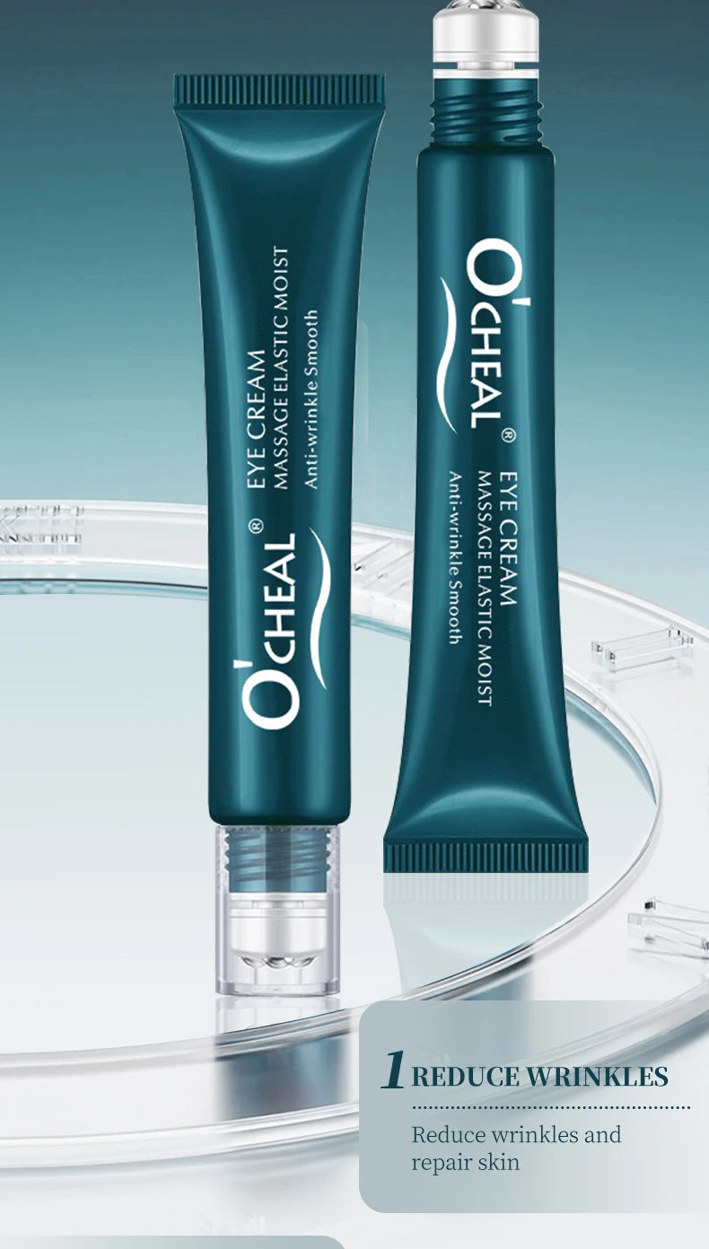 Ocheal 4pcs Roller Ball Massage Eye Cream Lightening Dark Circles Firming Skin Instant Eye Serum Stick Unisex Eyes Care As Gift