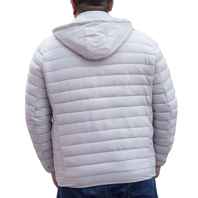 Autumn Winter Men Jackets 10XL Bust 164cm 5XL 6XL 7XL 8XL 9XL Plus Size Coat