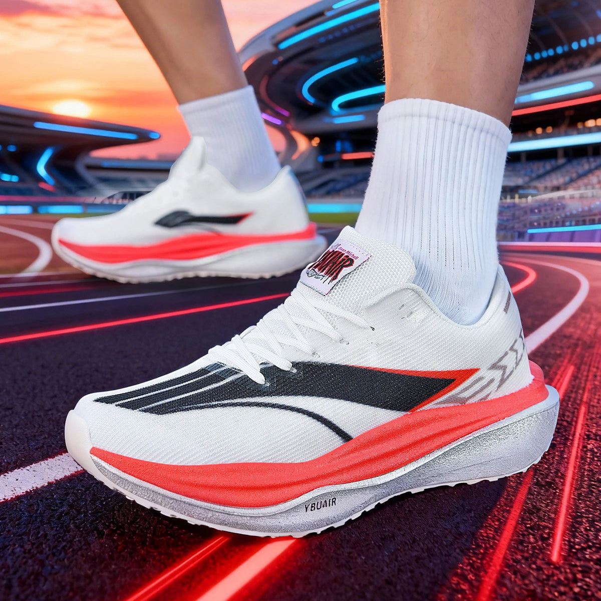 New Original Fluorescence Sports Shoes for Women Men Light up EVA School Boys Girls Athletic Runner Shoes Quality shein Factory - Beauty