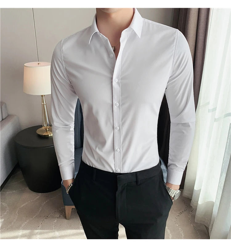 Men's Long-Sleeve Button-Down Shirt