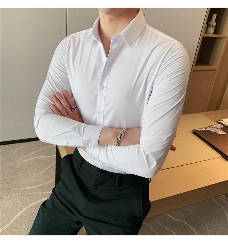 Men's Long-Sleeve Button-Down Shirt