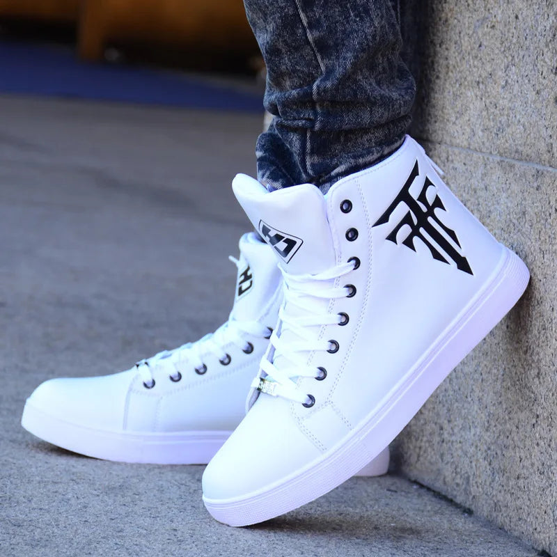 Men Boots Comfortable Quality High Top Shoes New Casual Shoes Botas Breathable Masculinas Super Hot Spring and Autumn Plus Sizes - Beauty