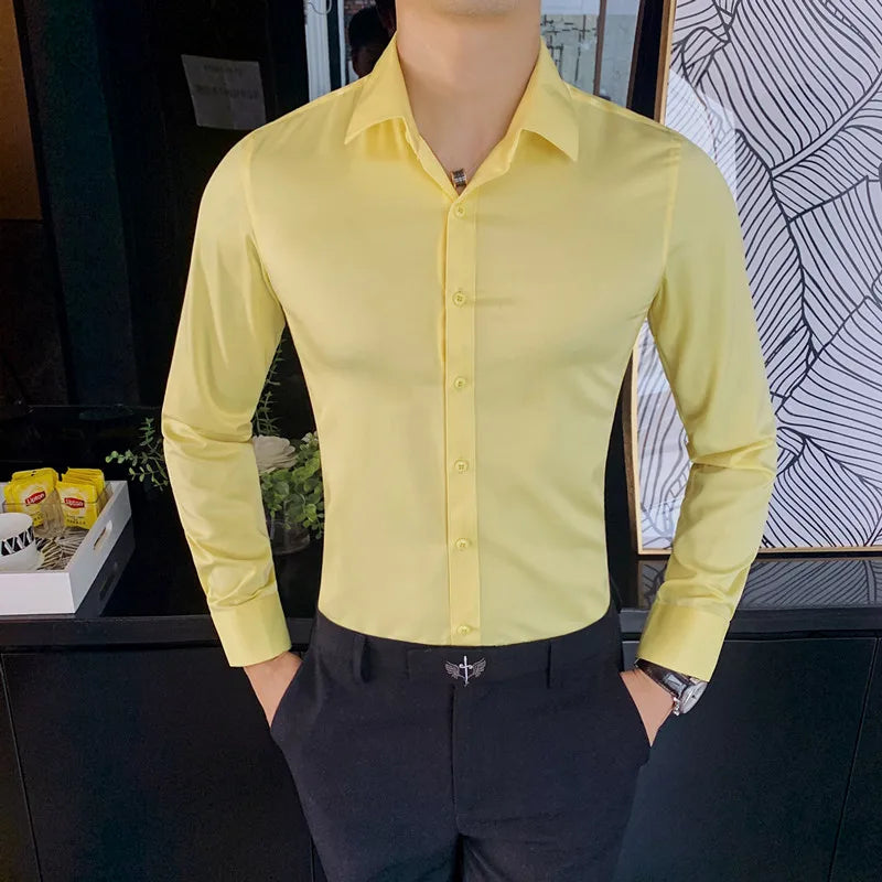 Men's Long-Sleeve Button-Down Shirt