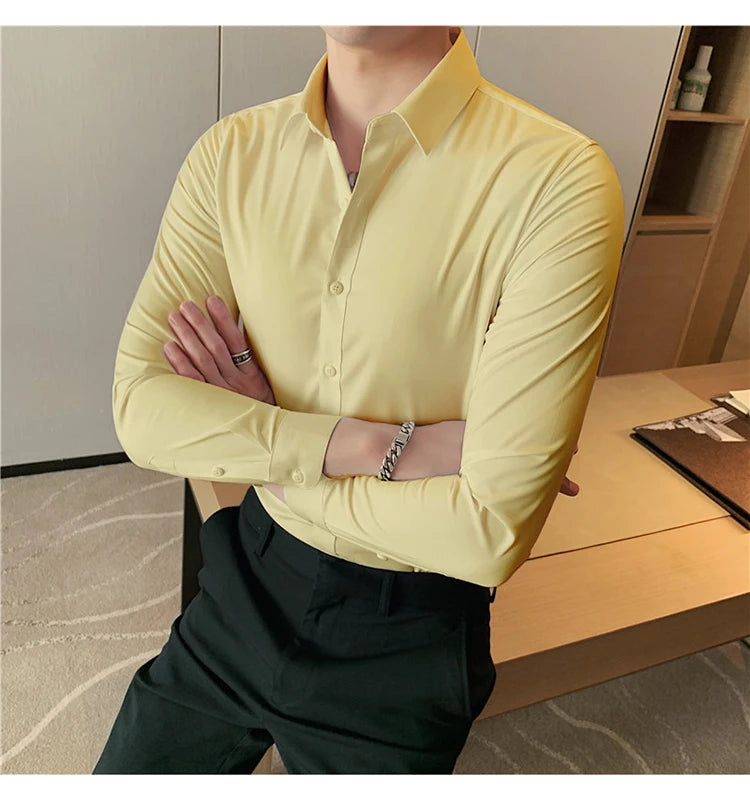 Men's Long-Sleeve Button-Down Shirt