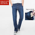 42 44 46 48 large size men's loose denim jeans autumn and winter brand clothing high quality anti-theft zipper pocket jeans