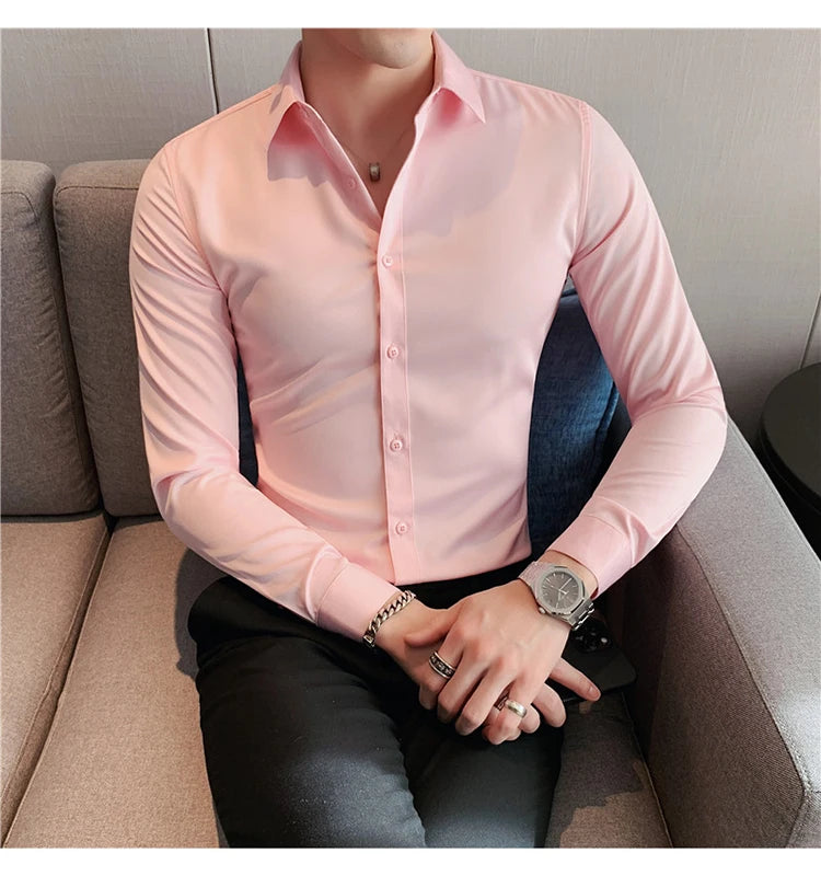 Men's Long-Sleeve Button-Down Shirt