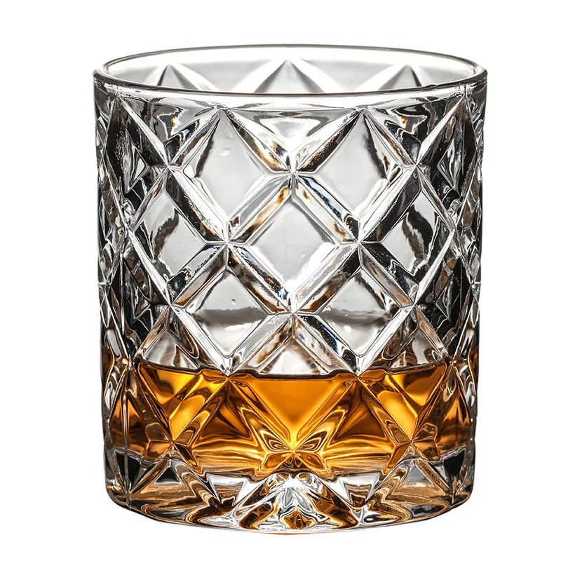 Fashion Whiskey Glasses, Scotch Whisky, Bourbon, Cocktails, RUM, Durable Whiskey Glasses