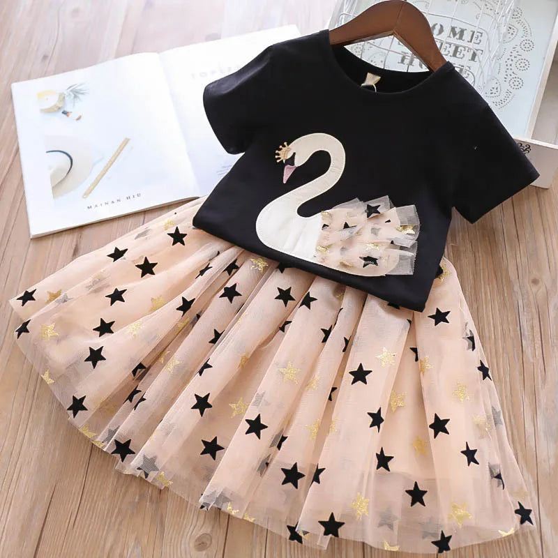 2 3 4 5 6 Years Cute Spring Autumn Girls Clothing Set Cartoon Grape Sweater Coat And Skirt 2Pcs Knitting Suit For Kids
