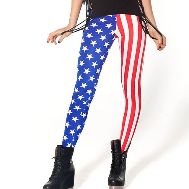 Summer Women Mermaid Printed Galaxy Leggings Animal Donald Duck Cartoon Characters  Legging Pants Black Milk Leggins G L-1467