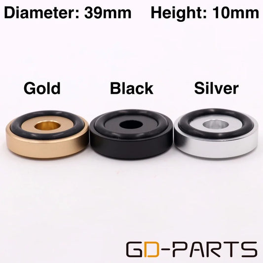 39x10mm CNC Machined Solid Aluminum DAC Turntable Radio CD AMP Speaker Cabinet Isolation Feet Pad Stand Cones Damper Hifi DIY