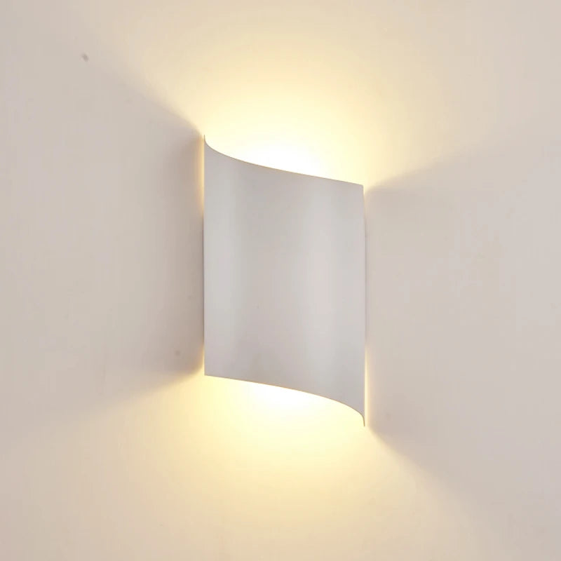 14W LED Wall Lights For Living Room Modern Lighting Black Gold Wall Mount Sconce Bedroom Light Indoor Wall Fixtures Up Down Lamp