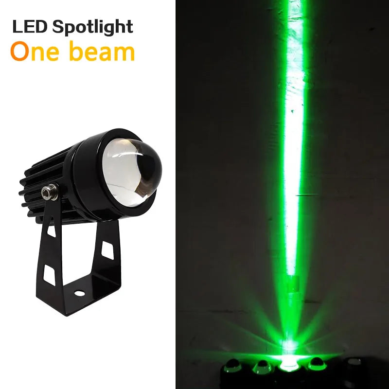 Outdoor LED Wall spotlight 9W 12W landscape Lighting 220V Red Green Blue RGB Wall light IP66 Waterproof one beam lights