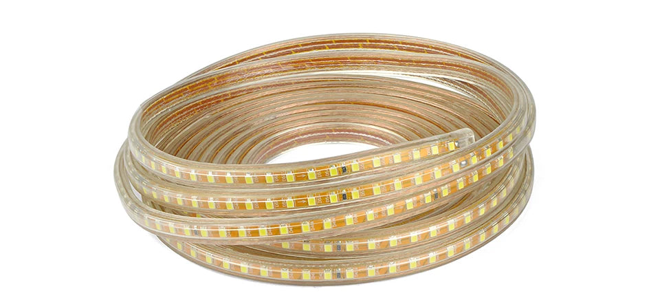 1-100M LED Tape AC220V LED 60-276LEDS With EU SMD 2835 5050 High Safety Brightness Flexible Strip Outdoor Waterproof Strip Light