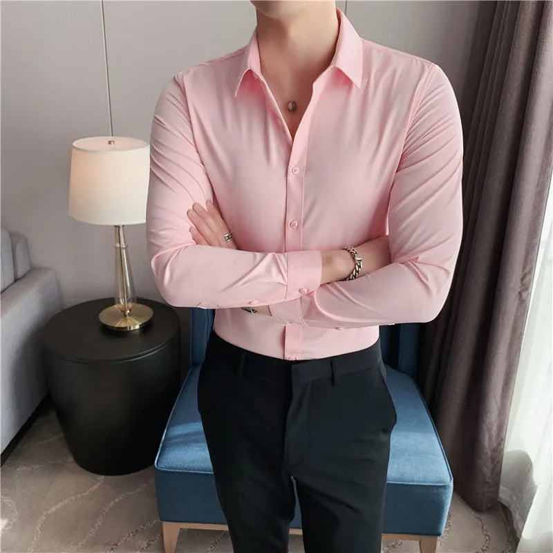 Men's Long-Sleeve Button-Down Shirt