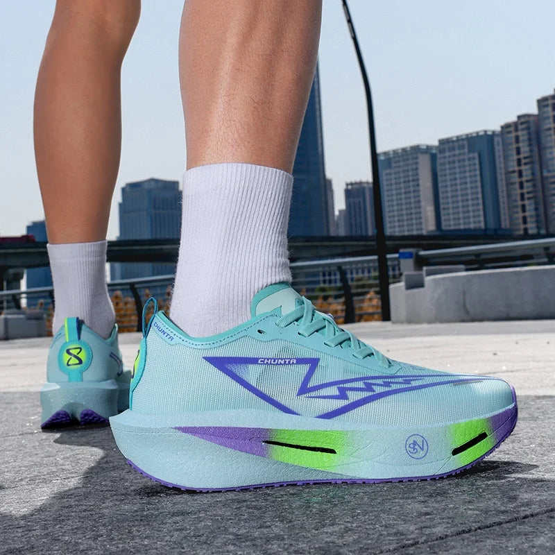 Popular Lightweight Breathable Carbon Plate Running Shoes Factory Wholesale Low Price Zapatillas Hombre Men's Sneakers - Beauty