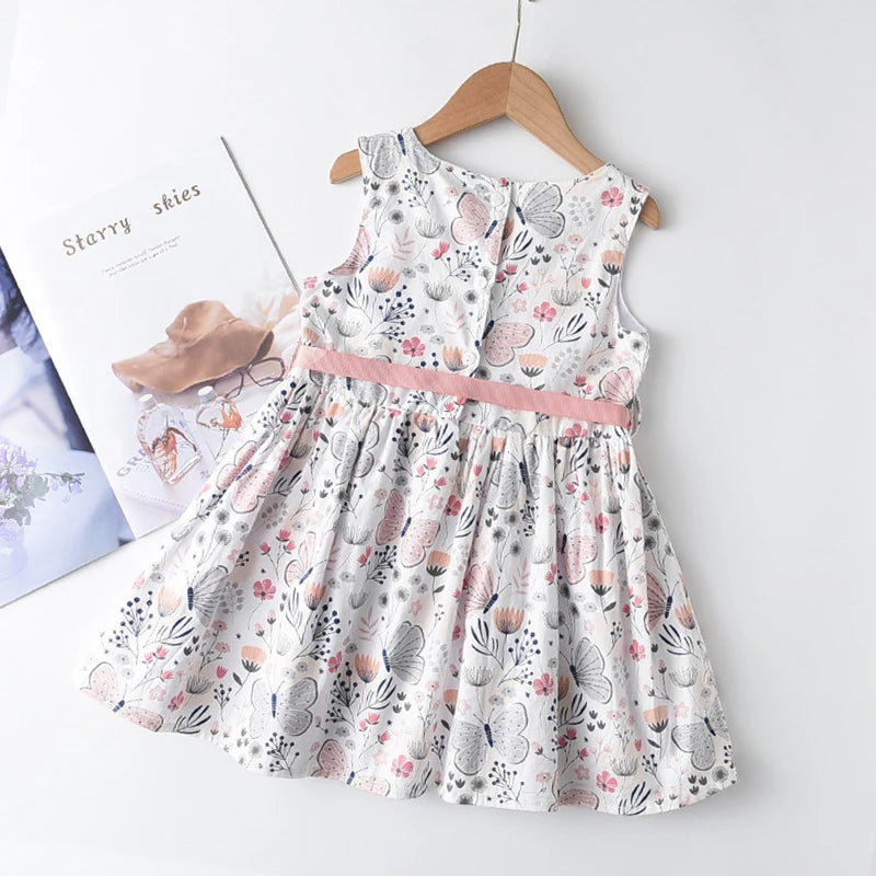 Bear Leader Floral Girls Dress Floral Kids Dresses Girls Princess Dress Children Clothes Girls Dress Casual Wear 3 7Y Vestido