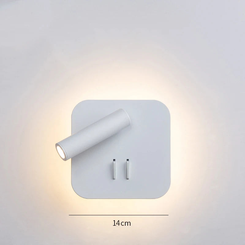 Turnable Wall Lamp With Switch Reading Lamp Bedroom Living Room Wall Lamp Desk Lamp Lighting Fixture