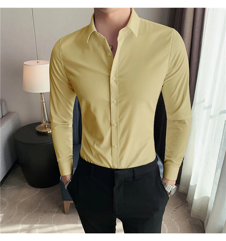Men's Long-Sleeve Button-Down Shirt