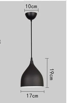 Modern Pendant Lamp  E27 Pendant Lights For Dinning Bedroom Restaurant Hanging Lamp Nordic Aluminum Lampshade LED Kitchen Light