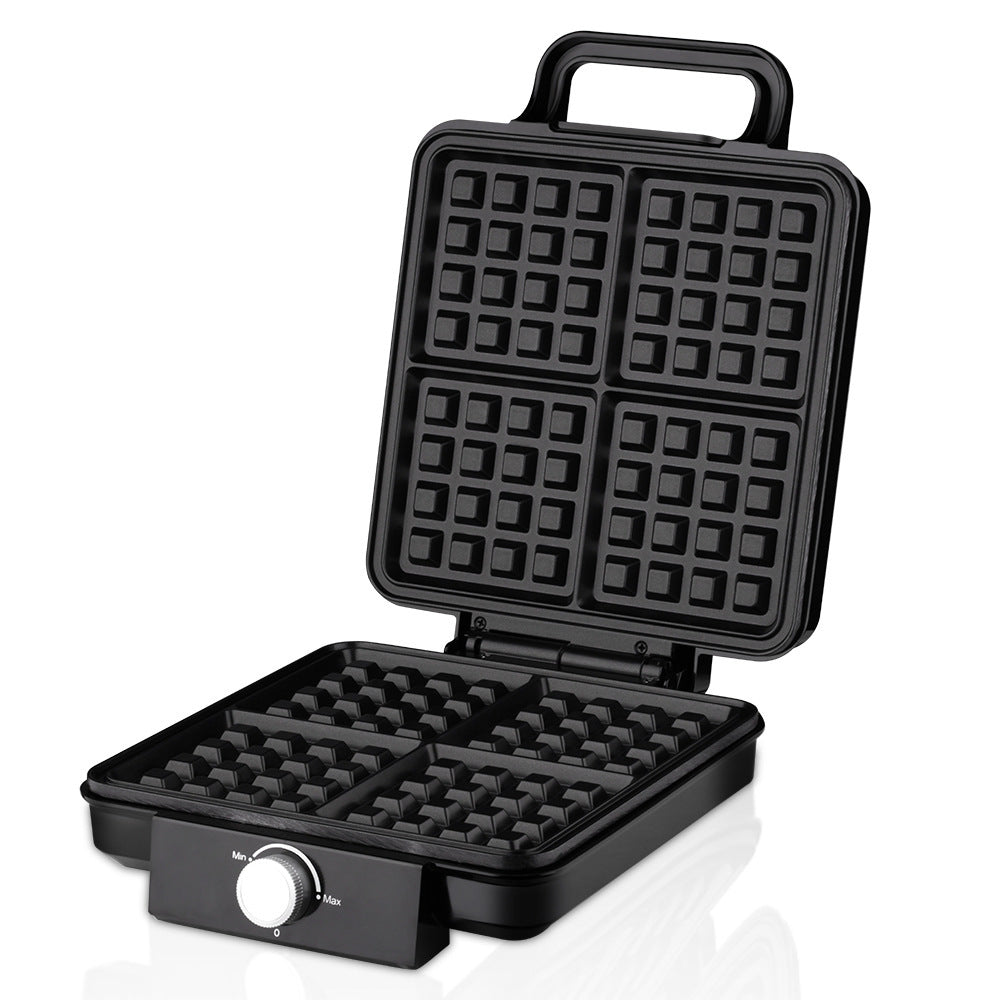 4-Slice Belgian Waffle Maker 1500W Double Heating Non-Stick Egg Cake Oven Pancake Egg Waffle Cake Machine Temperature Control