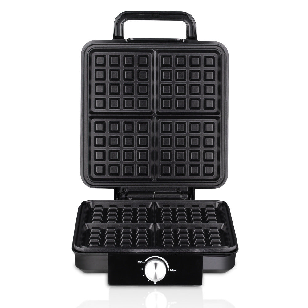 4-Slice Belgian Waffle Maker 1500W Double Heating Non-Stick Egg Cake Oven Pancake Egg Waffle Cake Machine Temperature Control
