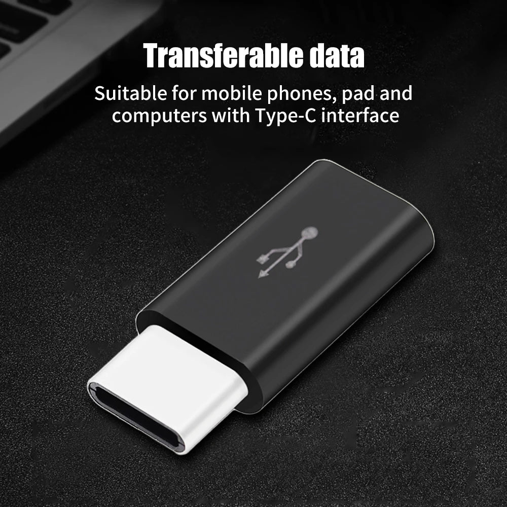 1/5/10Pcs Micro USB Female To Type C Male Adapter Converter for Android Smart Phone Tablet USB Type C To Micro USB Connector