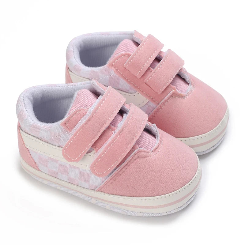 Baby Learning Walk Shoes, Cute Printed & Bow Sneakers, Soft Sole Casual Footwear for Infants 0-18M