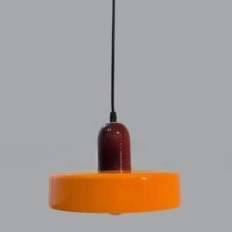 Japanese Bauhaus Glass Pendant Lights for Study Homestay Classical Atmosphere Ceiling Chandeliers LED Lamps Medieval Fixtures