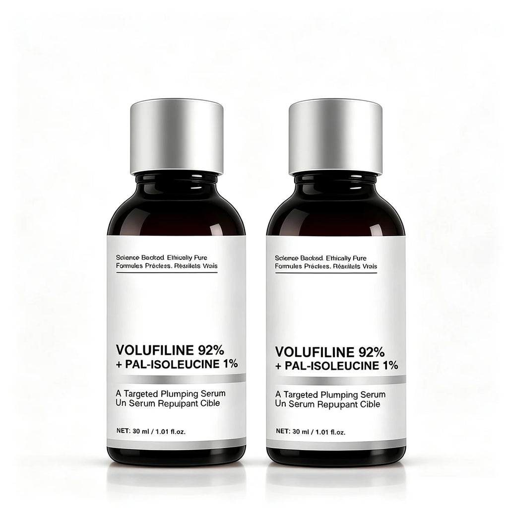 1/2PCS Volufiline Serum, Volufiline 92% + Pal-Isoleucine 1% Plumping Serum with Niacinamide Skin Radiance Boosting Facial Care