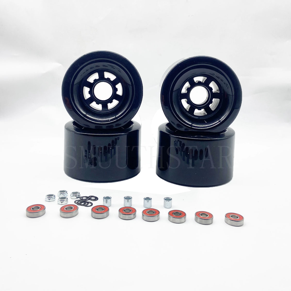 New Arrival 83A 90mm 83mm electric skateboard wheels or Longboard Wheels With Bearings Black Orange Green Color PU Wheels