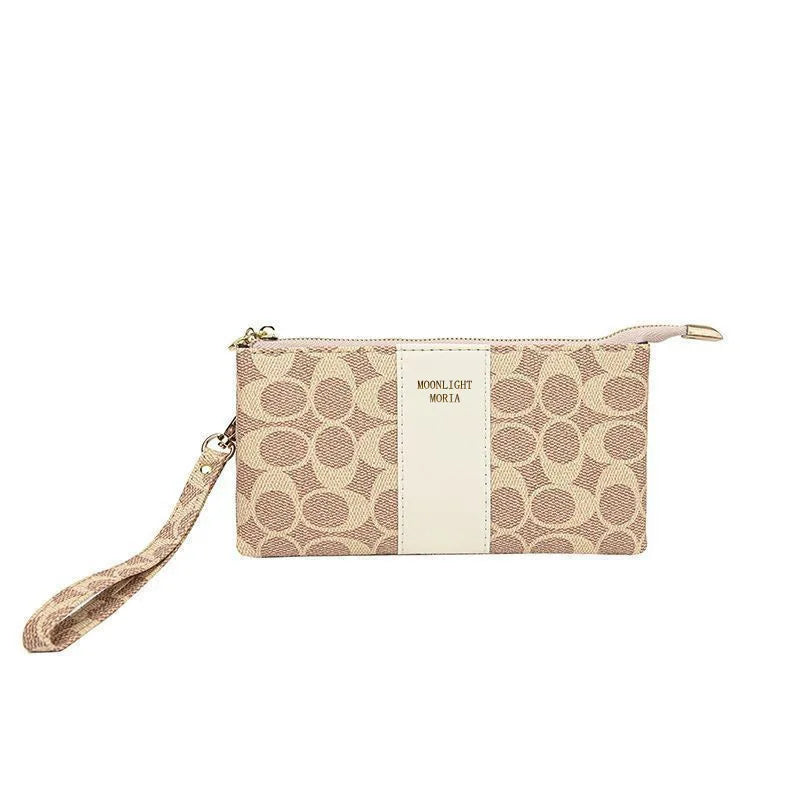 Soft Leather Printed Mobile Phone Handbag, New Women's Fashionable, Lightweight, Mini Bag, Multifunctional Coin Purse
