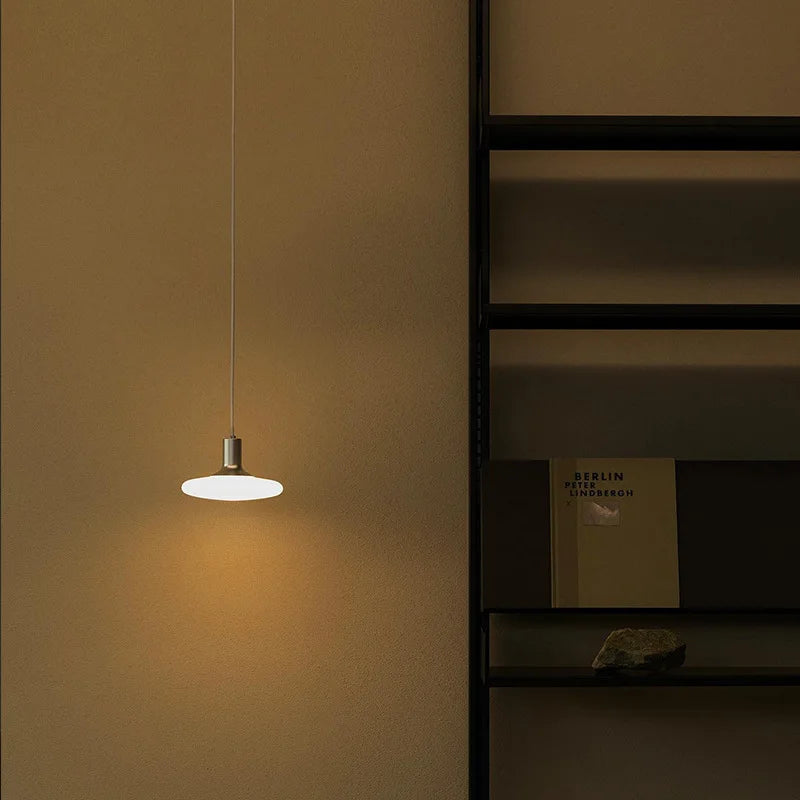 Modern Designer Glass LED Ceiling Hanging Pendant Lamp Luminum for Reading Bedroom Restaurant Dining Room Indoor Home Decoration