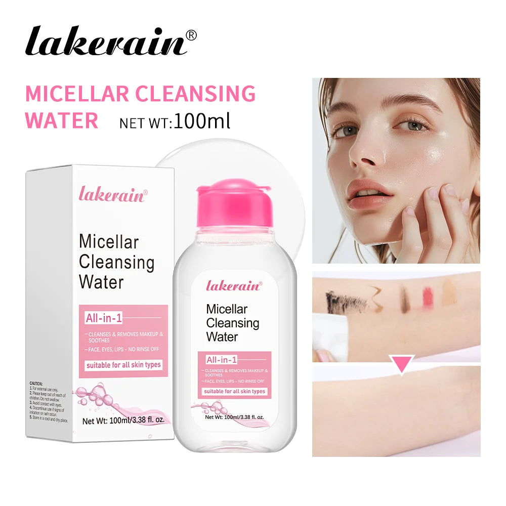 Micellar Cleansing Makeup Remover Mild Formula without Leaving Any Residue Micellar Technology Absorbs Impurities Extra Hydrating Efficient Makeup Remover