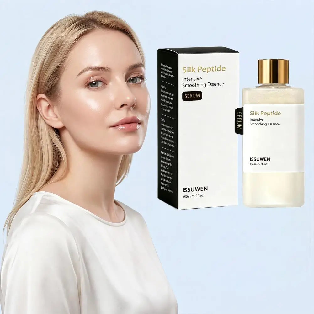 Korean Brand Collagen Face Care 150ml Fine Line Reduction Refreshing Hydrating Serum Silk Peptide Intensive Smoothing Essence
